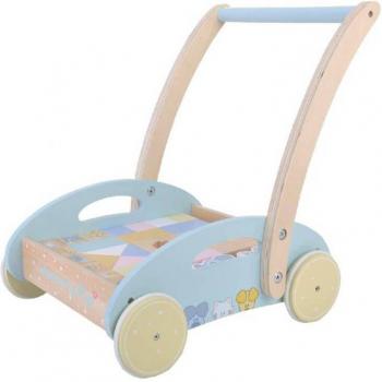 Woezel en Pip Houten Blokkenkar 27x35x36 cm