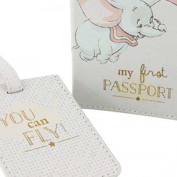 Cinderella Magical Beginnings Baby Passport Cover and Luggage Tag Boxed New