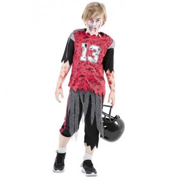 Disfraz de Fútbol Americano para Niño Zombie
