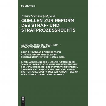 Quellen zur Reform des Straf
