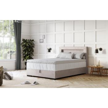 Boxbett COTTA Kelly grau (Elephant) – 100 % Polyester, LED‑Licht, Stauraum im Bett