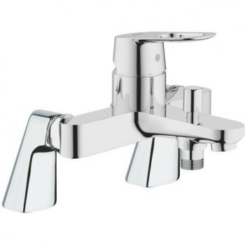 Mitigeur Bauloop chromé avec colonnettes GROHE