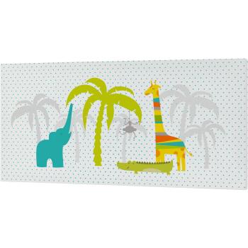Happy Friday Zoo Canvas