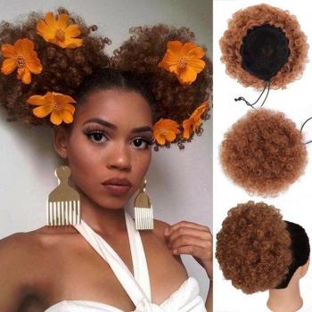 Postiche enroulé Afro pour adultes