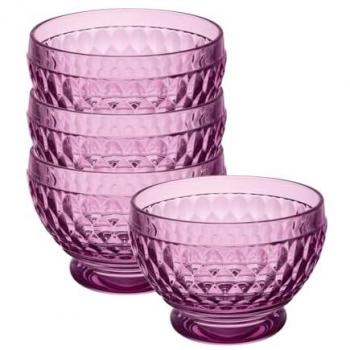Villeroy & Boch Boston Coloured Dessertschalen – Ø 11,7 cm, 4er Glas-Set