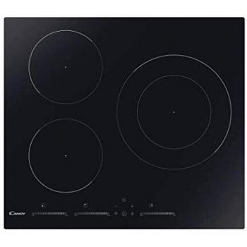 Candy Placa de Inducción 3 Zonas, CIDMCS633TT, 6,9KW, Negro