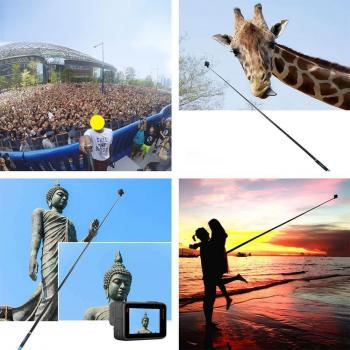 TELESIN Carbon Selfie-Stick für SJCAM und Actionkameras