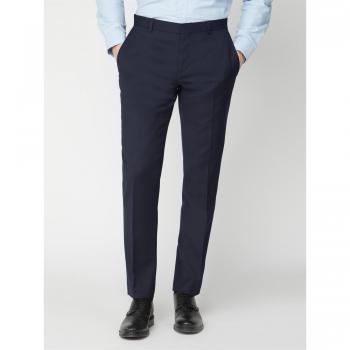 Ben Sherman Navy Blue Tailored Fit Suit Trousers