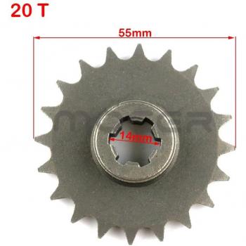 Piñón T8F Delantero 49CC 2T, Accesorios Bicicleta Portátil, 11T, 14T, 17T, 20T