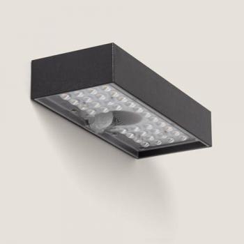 EFECTOLED Solar Wandleuchte 6W Außen Schwarz