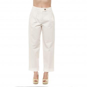 Pantaloni e Jeans in Cotone Beige Yes Zee – 32W