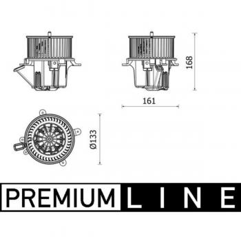 Binnenventilator AB 282-000P, fabrikant: MAHLE