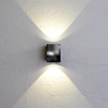 Edelstahl-Wandlampen Nordlux CANTO KUBI 3000K