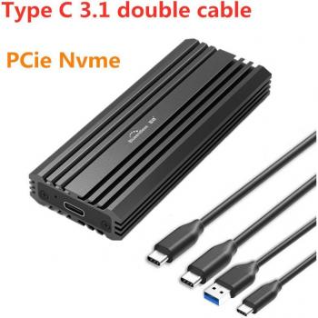 Boîtier en aluminium pour disque dur SSD Blueendless, M.2 M, Type C 3.1