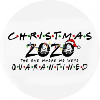 Présentoir en Verre Joyeux Noël
