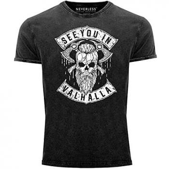 Retro Print-Shirt Herren See-Design