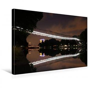 Premium Textil-Leinwand 45 x 30 cm Quer-Format Slinky Springs to Fame Oberhausen, Leinwanddruck von Armin Joecks