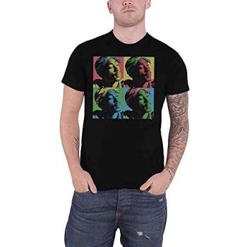Men’s Tupac Shakur Hip‑Hop Pop Art Tee, Black, Medium