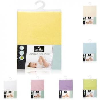 Lorelli Babybett Spannbetttuch 120 x 60 cm, waschbar, gelb