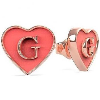 Pendientes de corazón Guess UBE70257