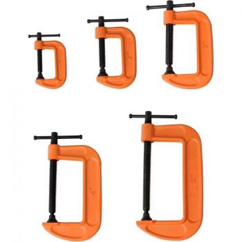 Heavy-Duty Woodworking G-Clamp 1-5 T-Bar Handle HX6C