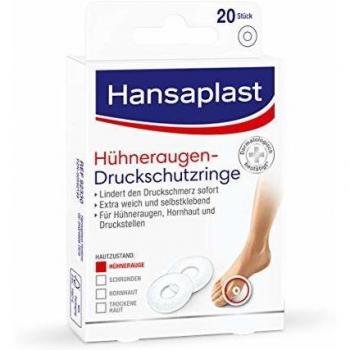 Hansaplast 20 Hühneraugen Druckschutzringe Druckstellen Fußpflaster Pflaster