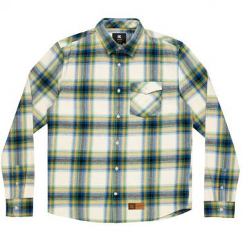 Marshalls Pelican Plaid Camicia a Maniche Longe DCShoe XL