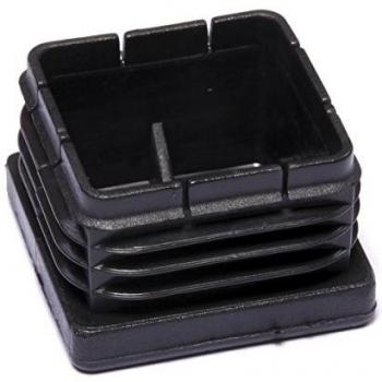 Pied Brinox B75685N, embout carré 40 mm x 40 mm, finition noire