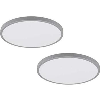 Silver Metallic Loop 400mm LED Dual Fixture Bundle (4000K)