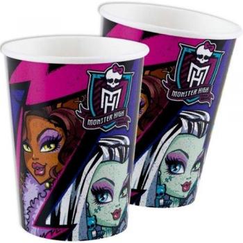 Monster‑High‑Cup (Pappe) – Amscan 552513, 8×266 ml
