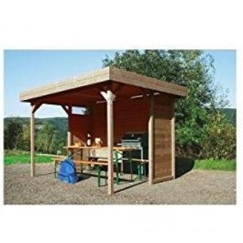 Kiosque en bois Regensburg 200x300x223 cm