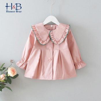 Humor Bär Herbstfreundliche Jacke für Kinder mit Kragen für 1-5 Jahre