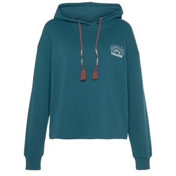 Kapuzensweatshirt VIVANCE Damen Petrol Gr. 40/42