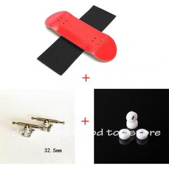 100 Pack 32mm Finger Skateboard Decks with Single Axle and CNC Wheels