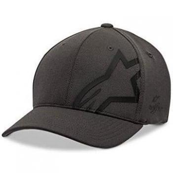 Gorra Alpinestars Corp Shift, Modelo Sonic Tech, Carbón/Negro