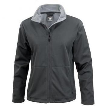 Soft‑Shell Outdoor Coat for Women – Black XL/16