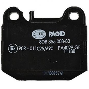 HELLA 8DB 355 008-831 Kit pastiglie freno, Freno a disco, T1188