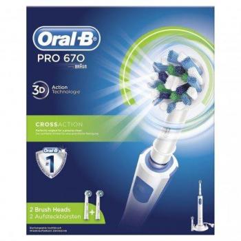 Oral-B PRO 670 CrossAction Brosse À Dents Électrique Rechargeable