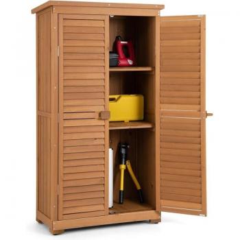 Cabane de Rangement Extérieure en Bois avec Toit Imperméable