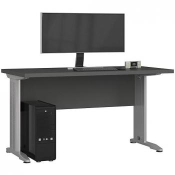 Bureau d'ordinateur AKORD 135 cm Gris Graphite