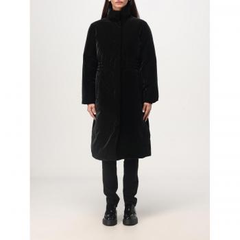 Chaqueta A LINE de Nylon para Mujer con Cintura Fruncida
