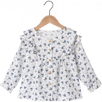 Camisa de Manga Larga con Flores Mágicas