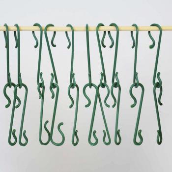 100pcs 4.5cm S-Type Home Hooks for Hanging Decorations