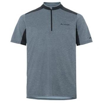 Vaude Tamaro IV 2XL Male Half‑Zip T-Shirt (Light Grey)