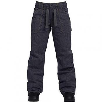 Burton Pantalon de Ski Veazie Denim Femme Taille S Couleur Bleue