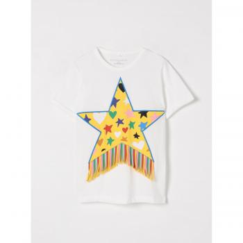 Stella McCartney T-shirt cotone avorio Taglia 6