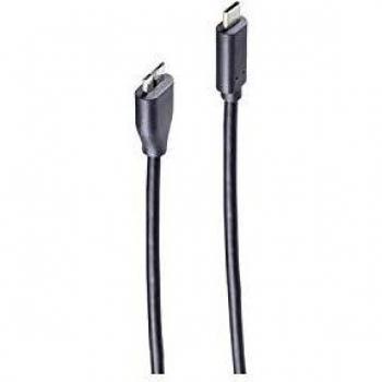 USB 3.0 C Male to Micro B Male Cable, 1 Meter