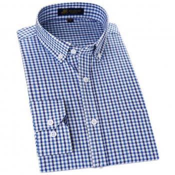 Herren Langarm Hemd im Oxford-Stil