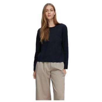 SELECTED FEMME Maglietta a maniche lunghe SLFESSENTIAL blu | L