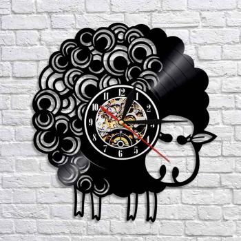 Reloj Creativo “Pintura LED” con Música de Vinilo
